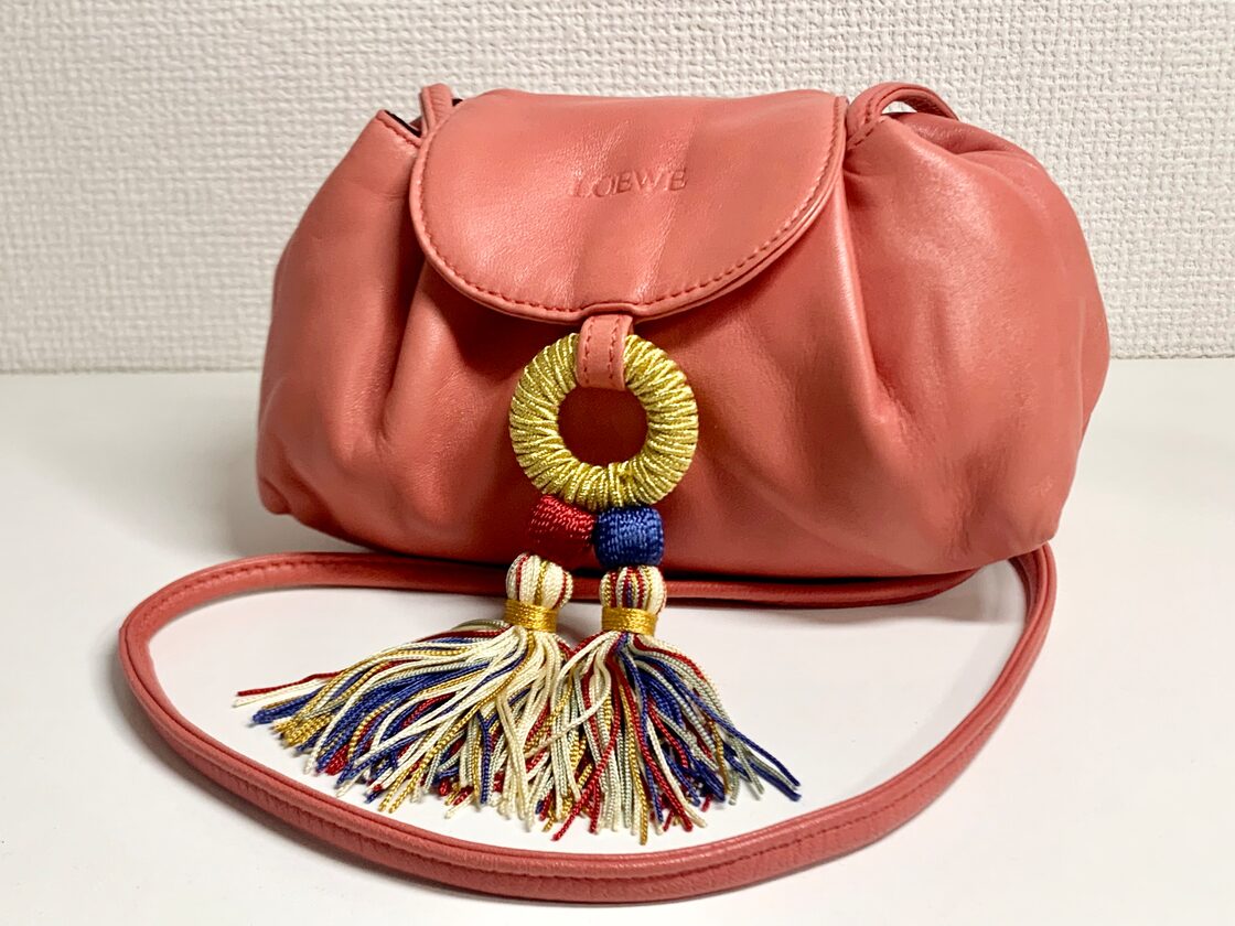 LOEWE ロエベ レザー タッセル ショルダーバッグ ポシェット | Pay ID