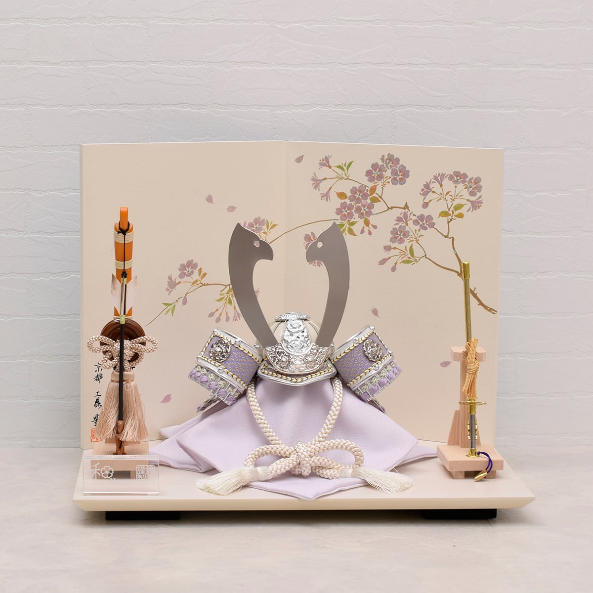 兜飾り【藤李】Touri |おしゃれ|モダン|今どき|コンパクト|五月人形|端午の節句