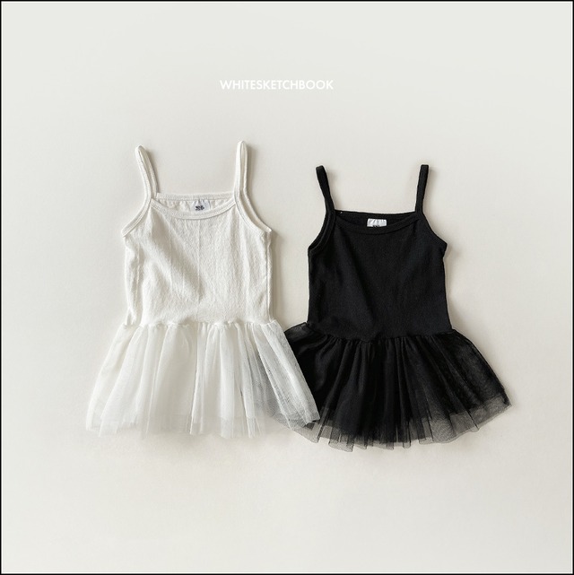 white sketch book［取寄］tutu layered camisole 25winter 튜튜레이어드끈나시