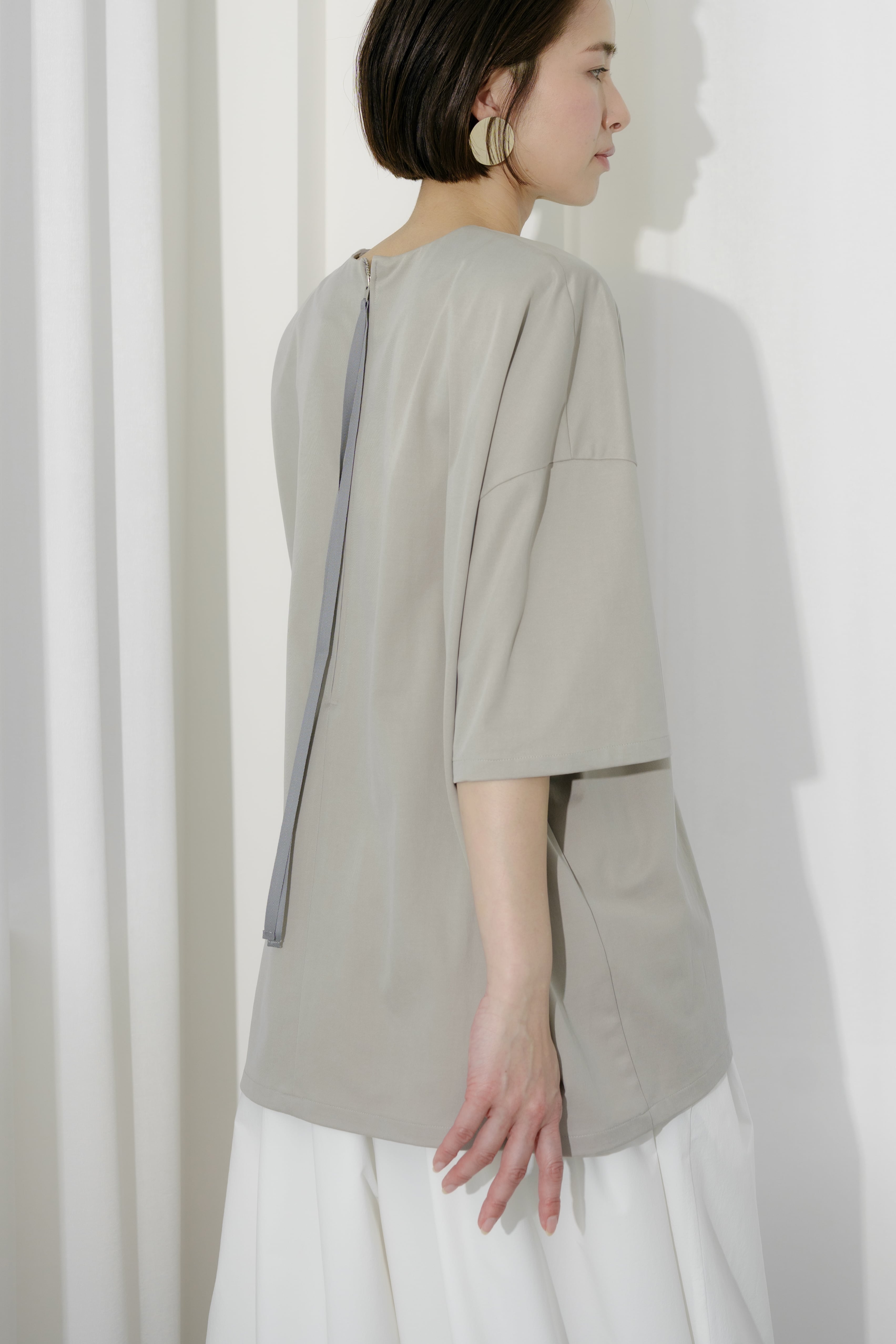 sheer balloon pants(white) 6月上旬頃から6月中旬頃に発送 | roughlow