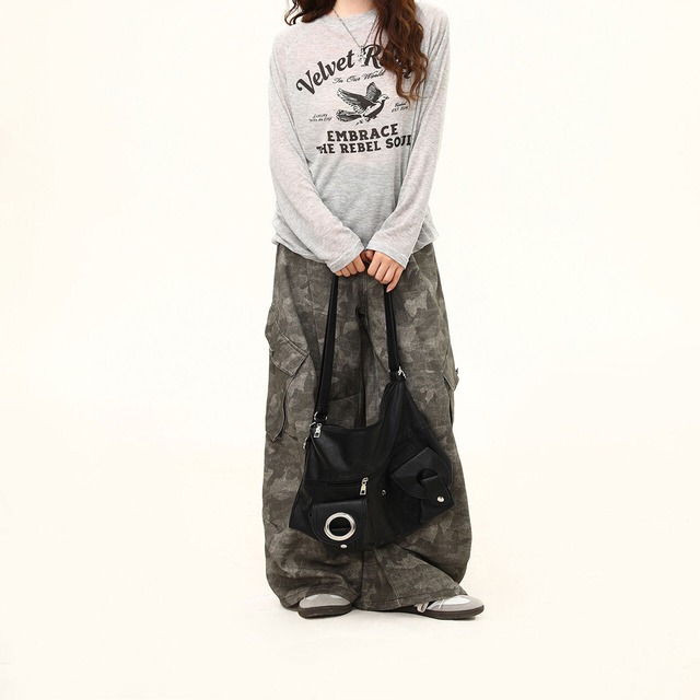 ヴィンテージライクバードグラフィックTシャツ 1col R02515