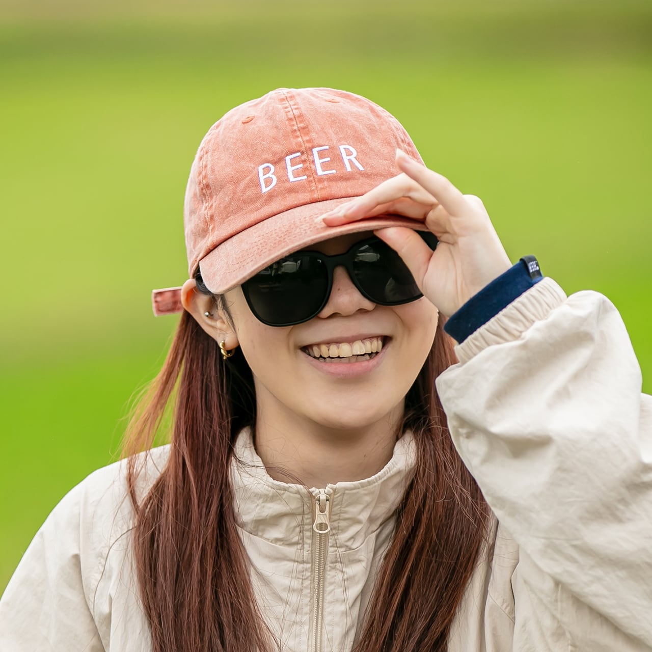 BEER ロゴ刺繍CAP（7色） | BEER