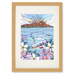 Art Print A4（Surfers Paradise）with Frame