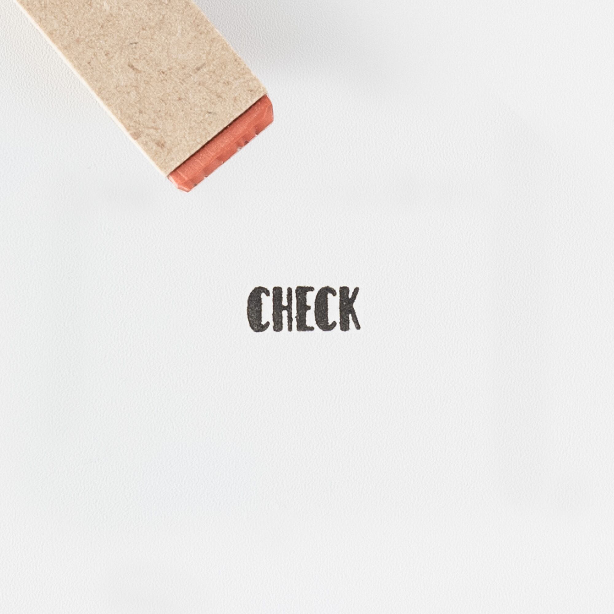 【小さな文字】CHECK_チェック | はんこ