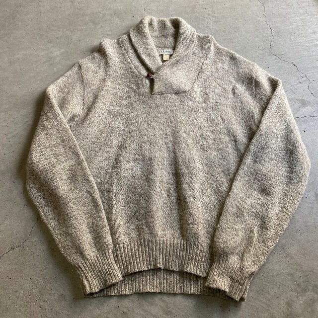 USA製 L.L.Bean エルエルビーン 90年代 ヴィンテージ ショールカラー 