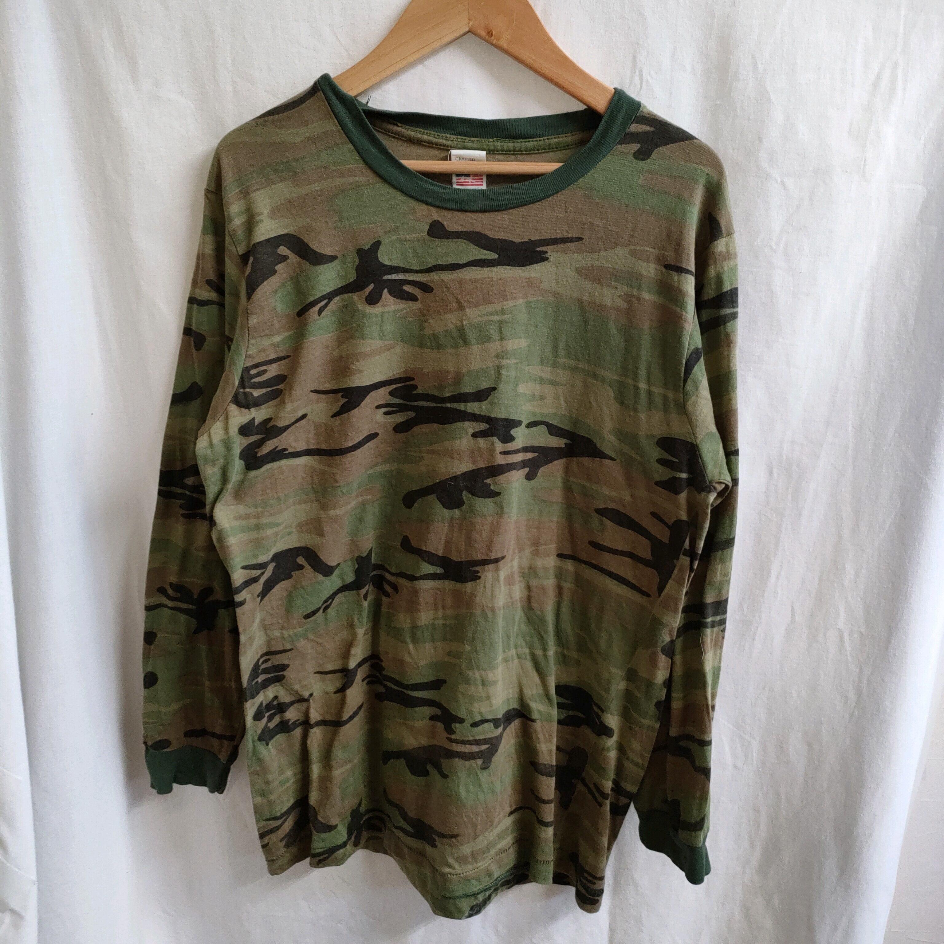Phde CRAFTED WITH PHDE IN AMERICA グリーン 緑 Tシャツ 迷彩柄 Mサイズ | flairesta(hibino ...