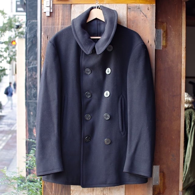 1940s US NAVY PEA COAT / 40年代 USN 10ボタン ピーコート | 古着屋