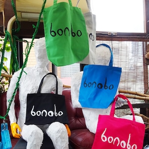 [ BAG ] bonoboロゴトートバッグ ( LG / LM / TB / BK / HP )