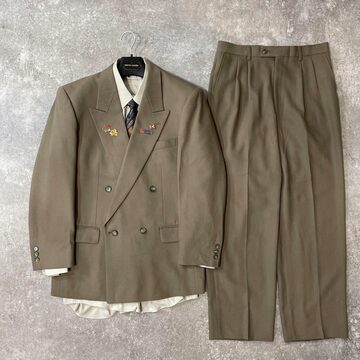 NO.51 【vintage】 セットアップ ダブル ピンズ ネクタイ ブラック 