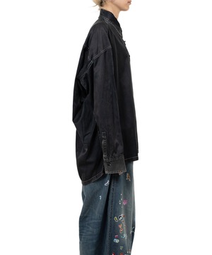 【25SS】Maison MIHARA YASUHIRO ミハラヤスヒロ / Vintage Like Satin Shirt / シャツ