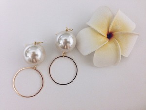 Pearl circle pierce