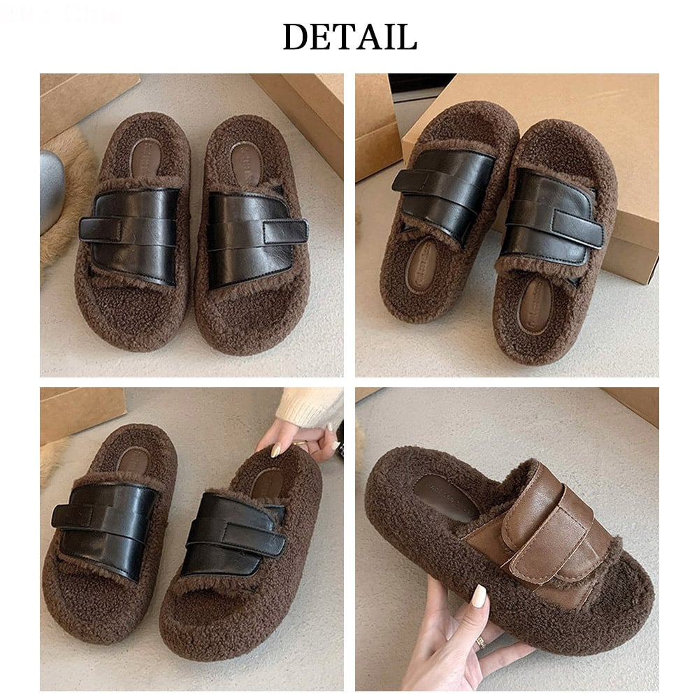 ボア サンダル ふわふわ もこもこ レディース 秋冬 韓国 暖かい 防寒 ファー スリッパ 履きやすい ルームシューズ 大人 かわいい おしゃれ 疲れにくい フェイクファー 大人可愛い 大人女子