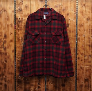 pendleton 50s board shirt チェック L/開襟シャツ オープンカラーシャツ ボードシャツ オンブレ
