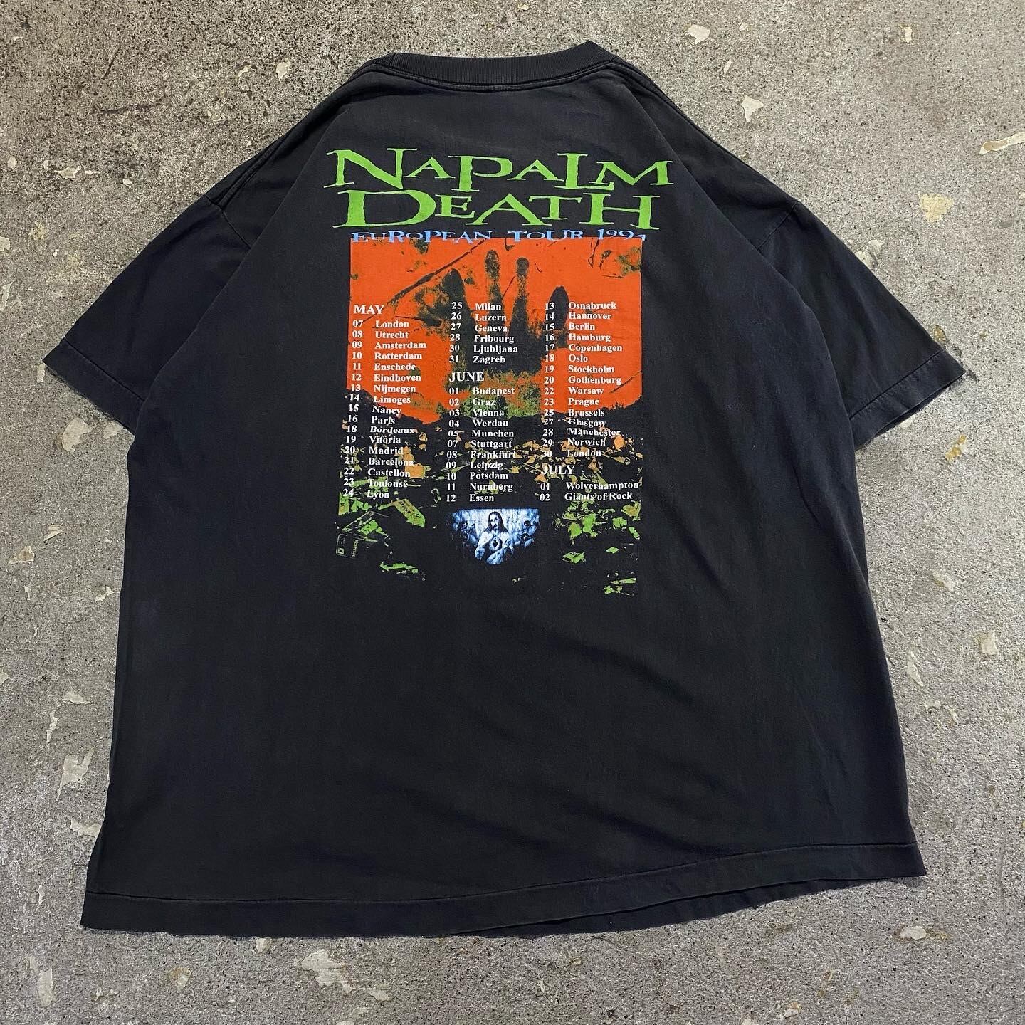 90s NAPALM DEATH T-shirt | What