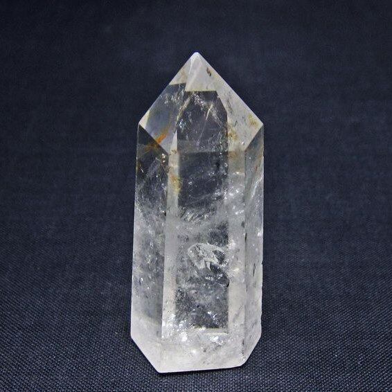 水晶 六角柱 ポイント 置物 一点物 142-11081