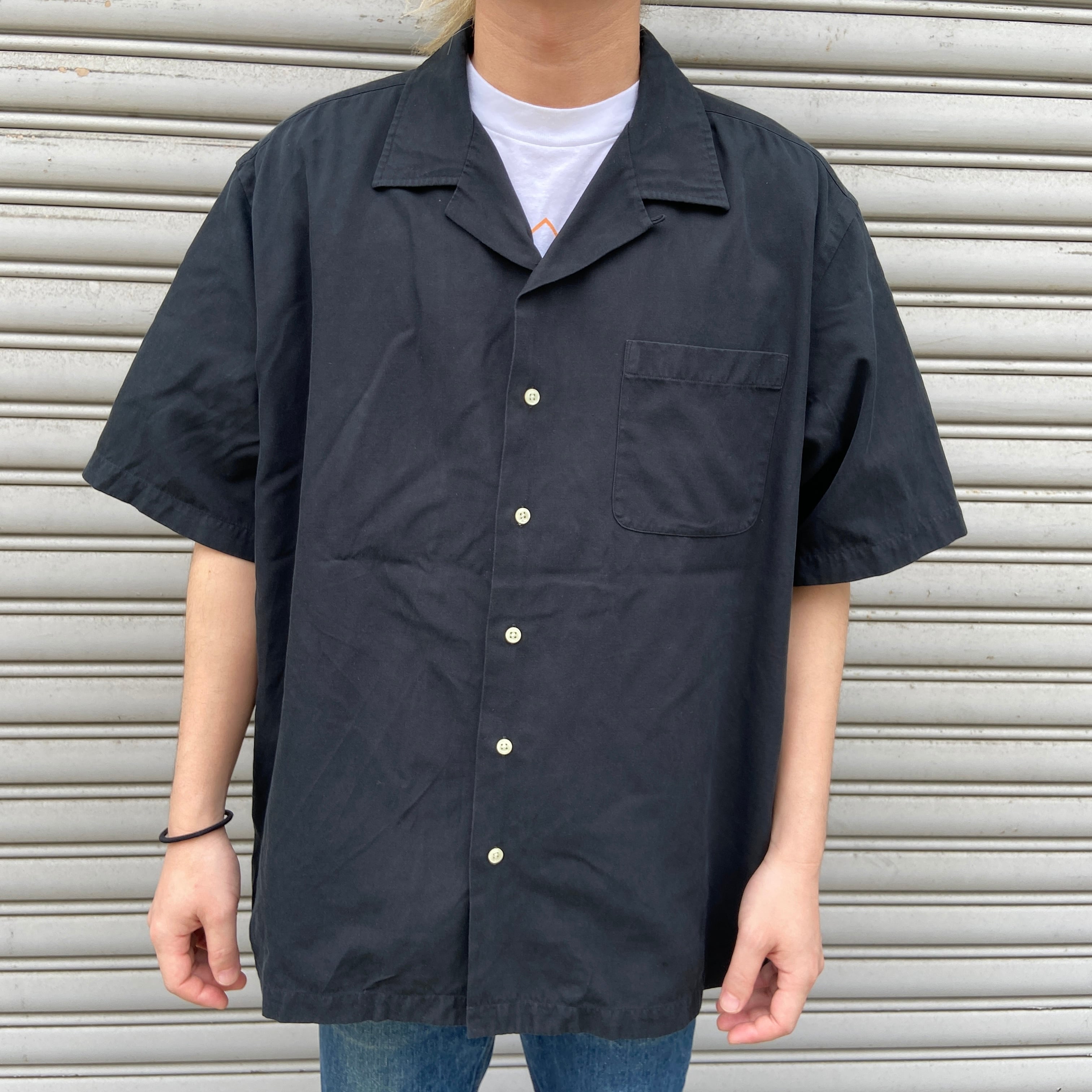 ラルフローレン CALDWELL シルクコットンオープンカラーシャツ ポニー