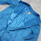 社交ダンス 衣装 スタンダード 上下セット ツーピース レッスンウェア パーティ衣装 女性用 レディース オールシーズン prima boutique プリマブティック 水色 ブルー系 レース 軽量 伸縮性 日常使い かわいい おしゃれ 上品 スカート