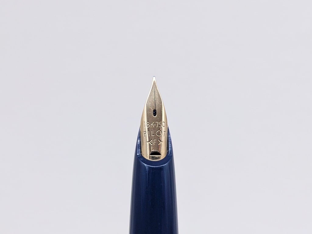70s パイロット L 濃青 PILOT L （細字） 18K 03199 | 川口明弘の調整