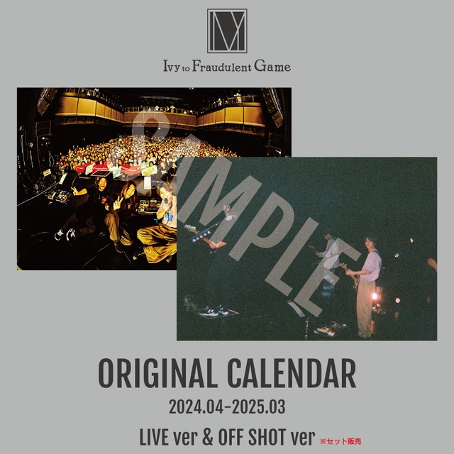 ORIGINAL CALENDAR（2024.04～2025.03）直筆サイン入り！※LIVE ver, & OFF SHOT ver,※