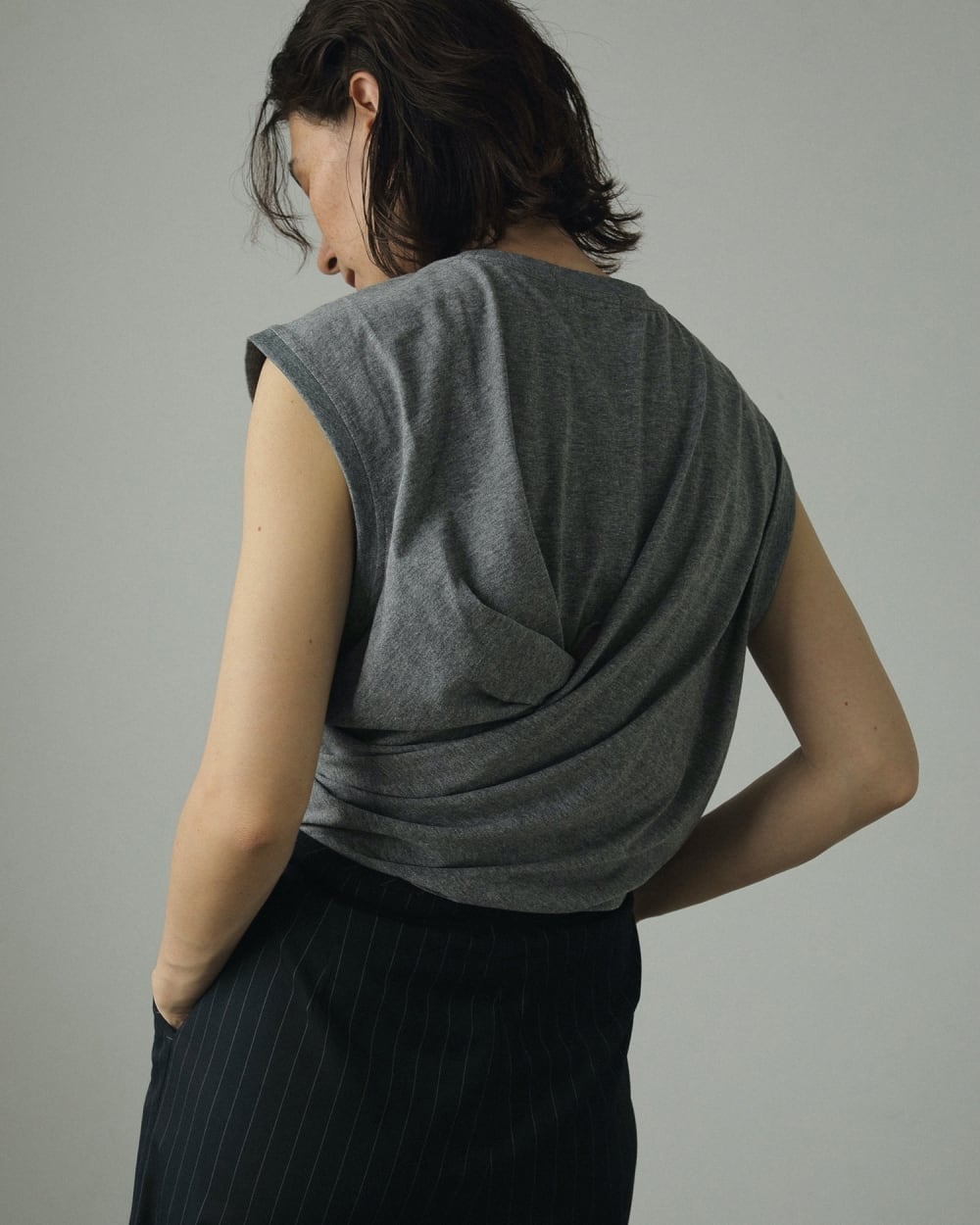 anuke 】Drape Cut Tanktop | valance 福井｜レディース セレクト