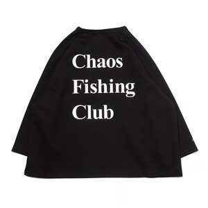 Chaos Fishing Club LOGO RAGLAN BLACK L