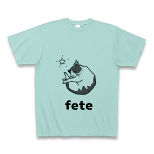 FETEロゴ　Tシャツ（アクア）