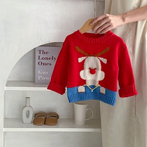 【BABY】クリスマス鹿さん可愛いセーター