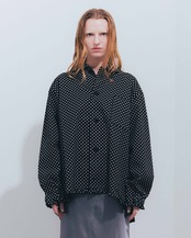 NICK GEAR  Dot Gather shirt