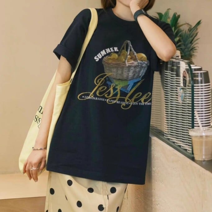 半袖 グラフィック スタンダード Tシャツ L1111