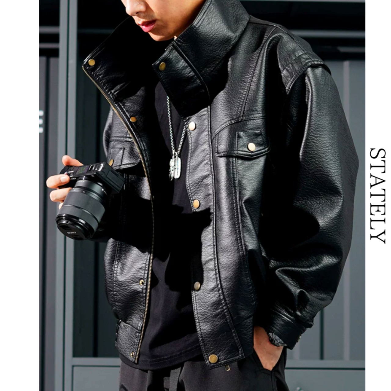 Vintage Rider レザージャケット_O26・画像2
