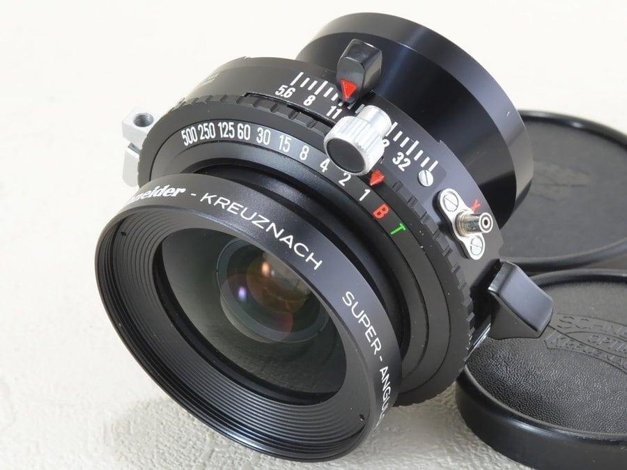 【超美品 シュナイダー SUPER ANGULON 47mm F5.6 超広角