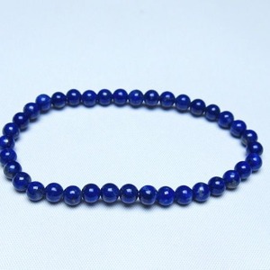 ラピスラズリ ブレスレット 5mm 一点物 メール便可 [M便 1/10] 111-48505