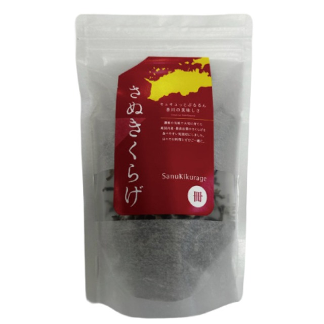 さぬきくらげ　冊30g　（乾燥きくらげ / 短冊タイプ） 画像