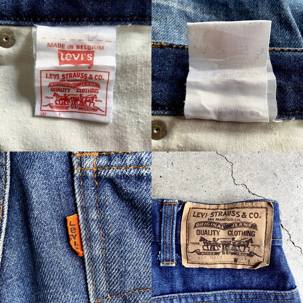 80年代〜 ベルギー製 オレンジタブ Levi's ユーロリーバイス 630 0217 ストレート デニムパンツ メンズW33 古着 ヨーロッパ企画  80s ヴィンテージ ビンテージ 【デニムパンツ】【CS2211-30】【CS2212-30】【AN20】【PS2307P】 | cave ...