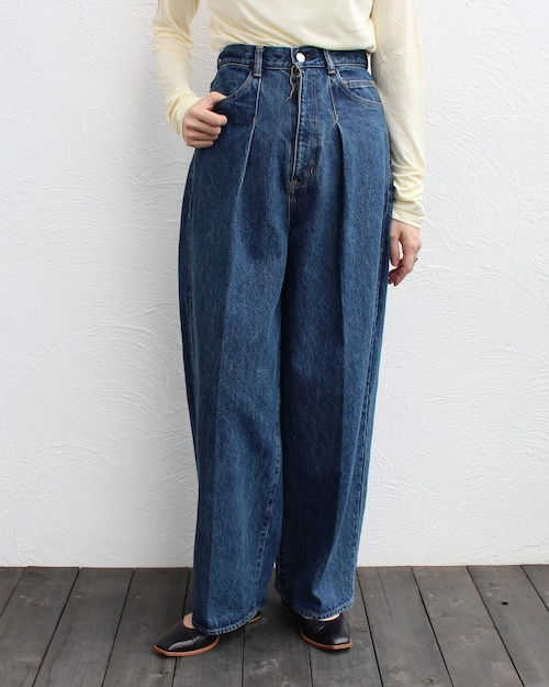 JANE SMITH/tuck comfort tapered pants