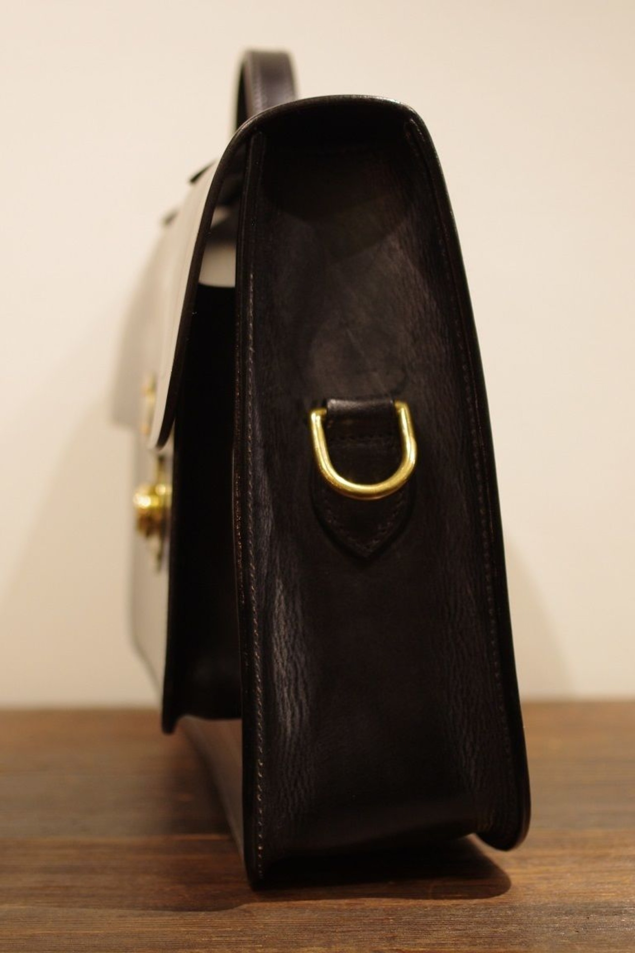 Rutherfords / Satchel With 806 Lock  / Large /Black