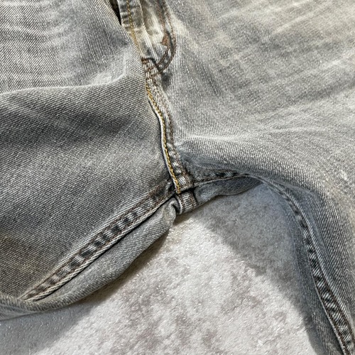 【W36 L34】 香港製 usa levi's 先染ブラック 559 詳細写真8