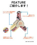 【PUPPYGALLERY公式】レトロフラワーハーネス