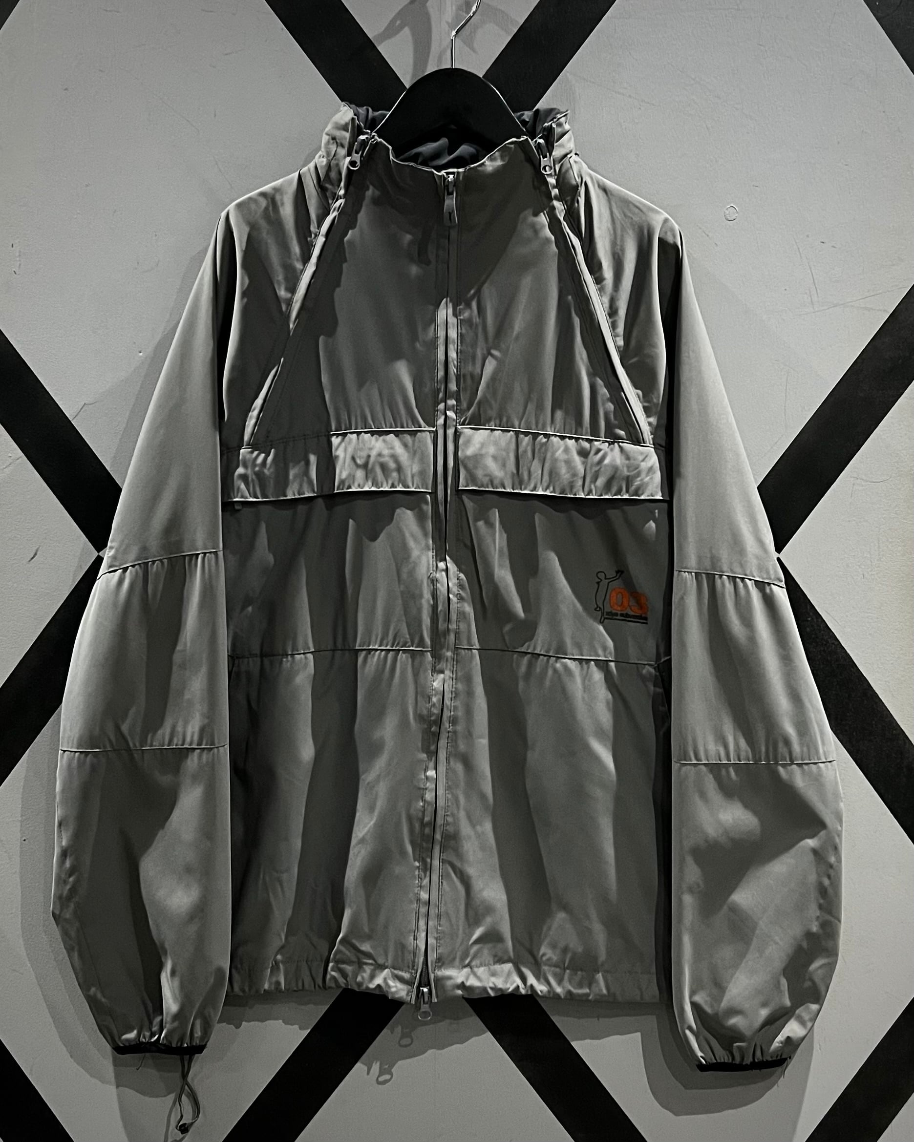 keko　ジージャン　古着 X VINTAGE】90's〜00's “X DYE” Euro Vintage Zip Gimmick Jacket