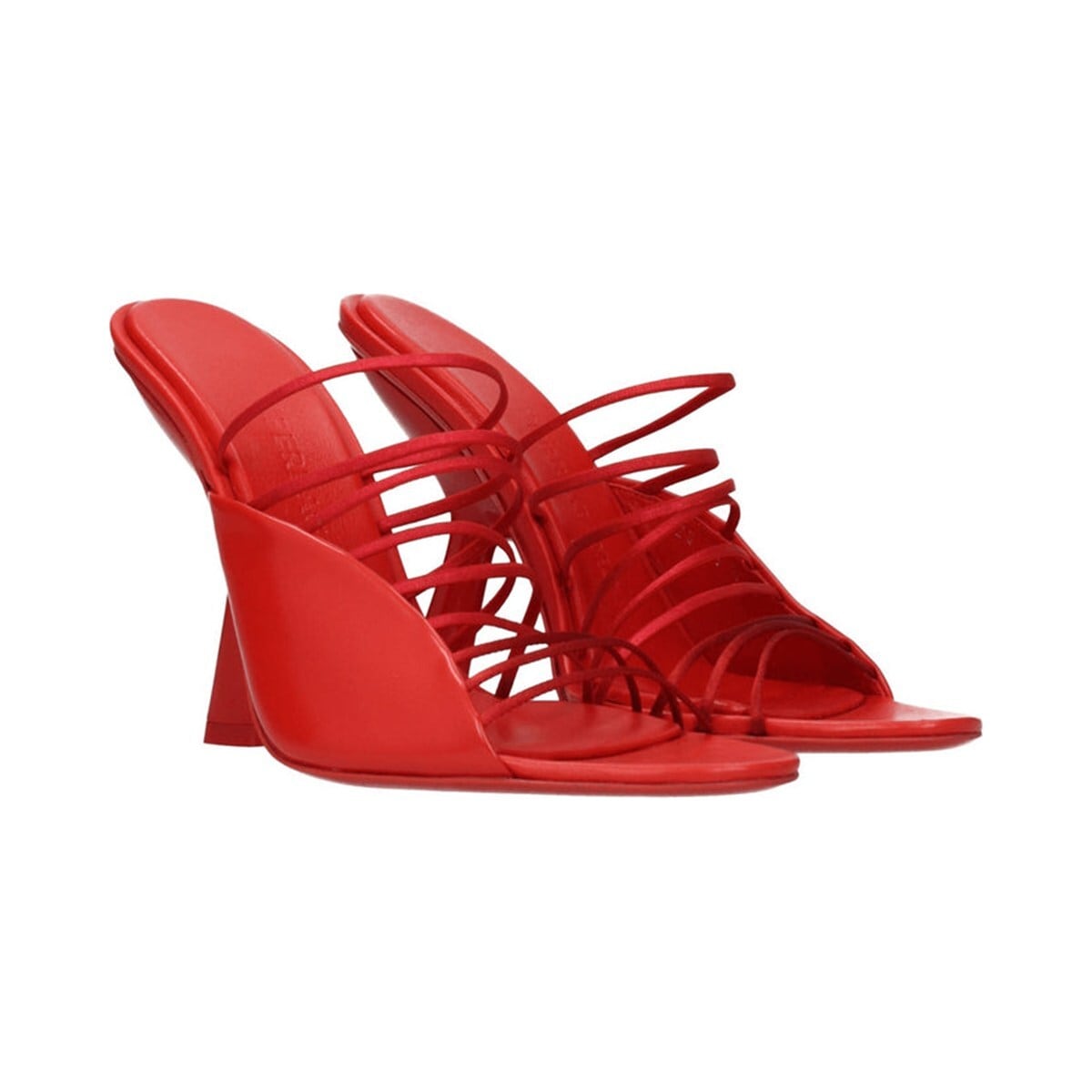 FERRAGAMO フェラガモ レディース サンダル レザー レッド