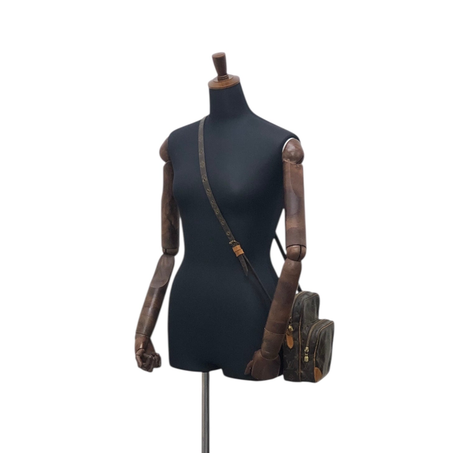 LOUIS VUITTON ルイヴィトン モノグラム  ショルダーバッグ ブラウン  PVC レザー アマゾン ps7m36 LOUIS VUITTON ルイヴィトン モノグラム ショルダーバッグ ブラウン