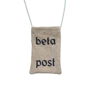 beta post (ベータポスト) beta post straw cord logo pouch (ポーチ) BAG バッグ