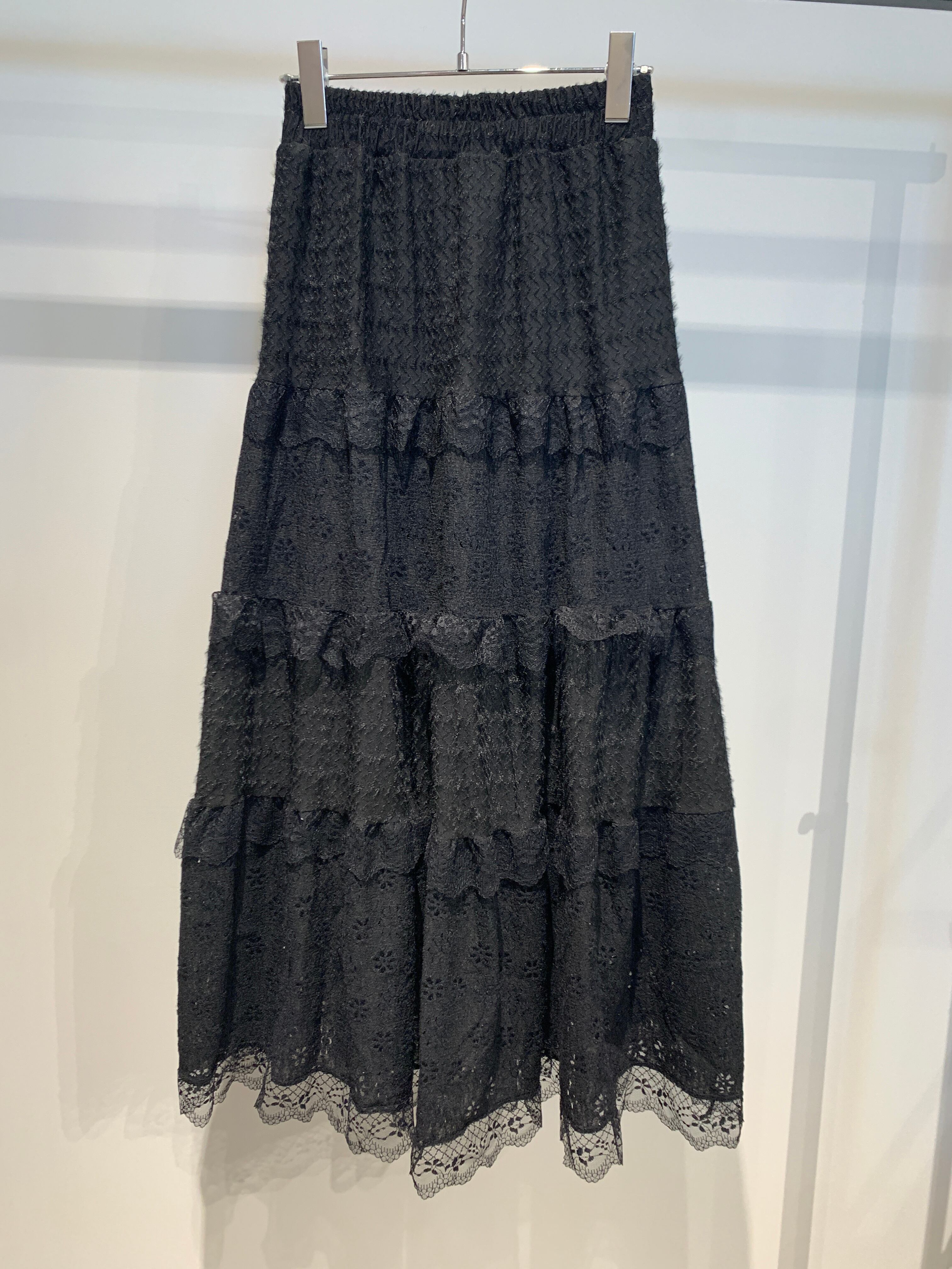 lace tiered skirt