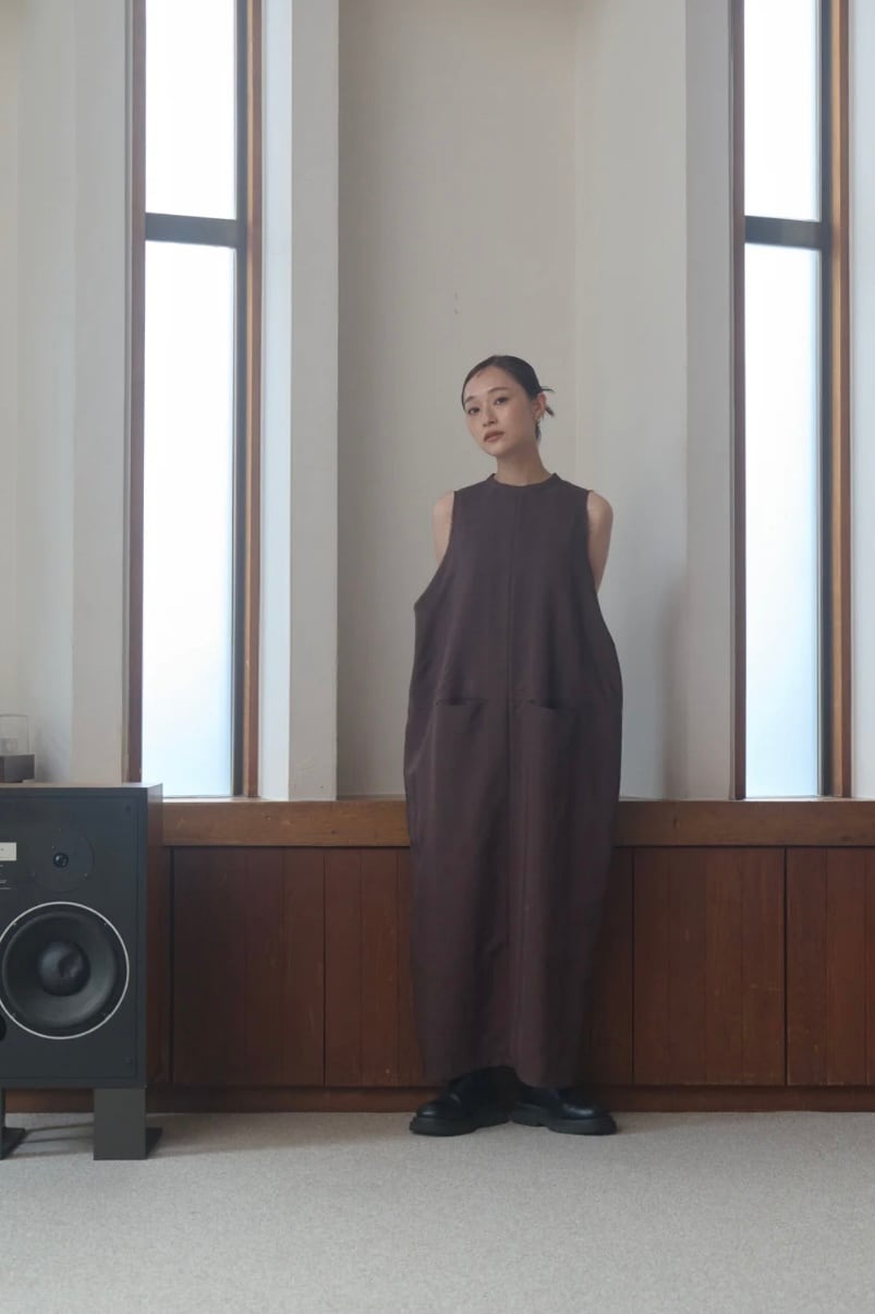 Hella cut jacquard patchwork dress カットジャガードパッチワーク