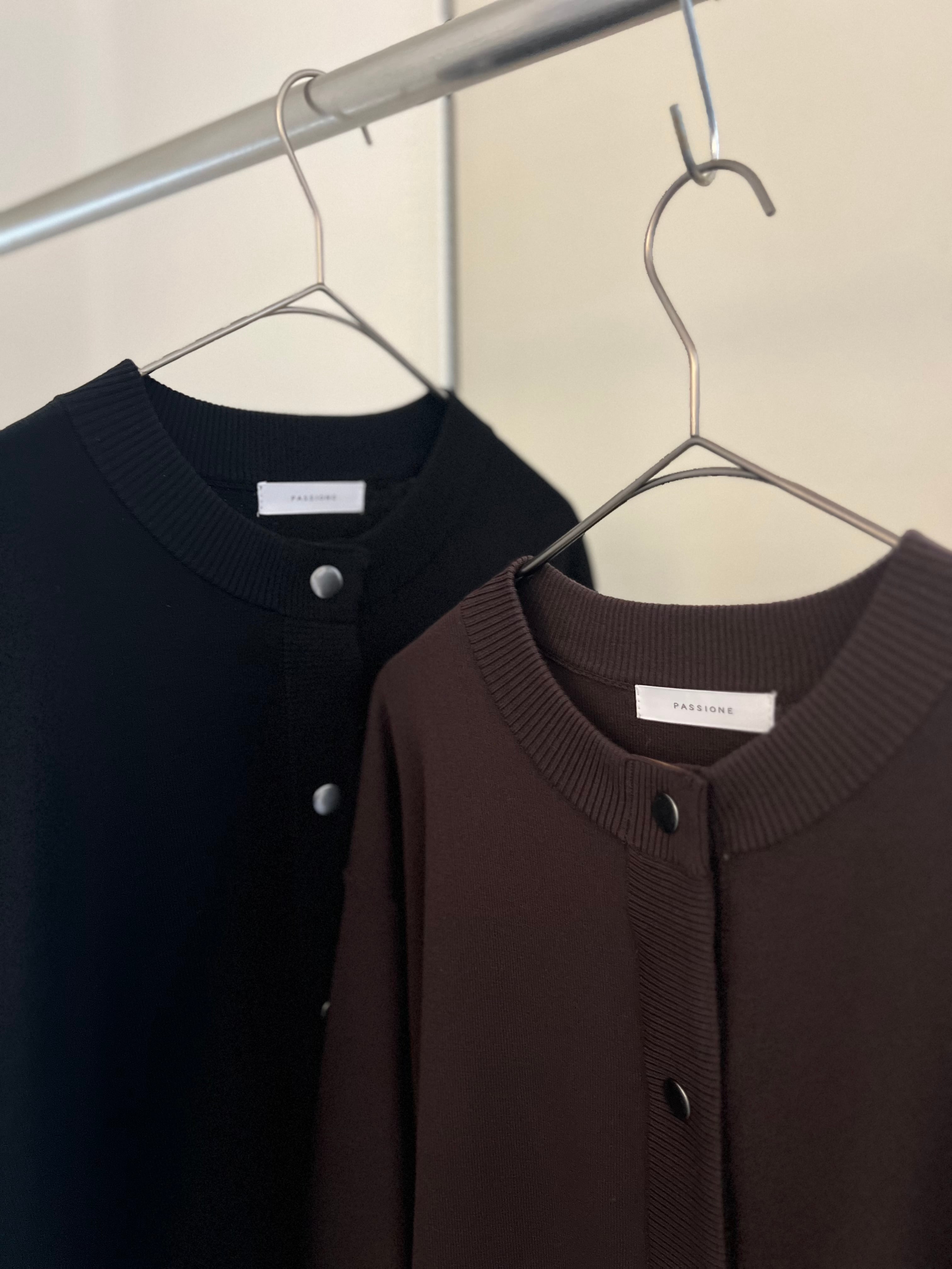 【PASSIONE】スナップボタンカーディガン　546914