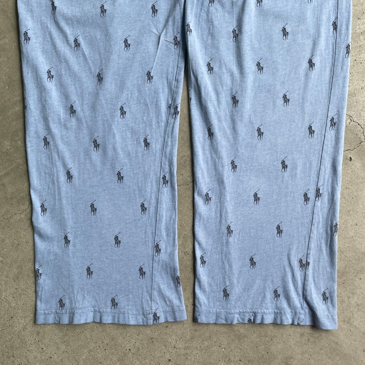 Polo Ralph Lauren ポロラルフローレン ポニー 総柄 コットン ワイド 