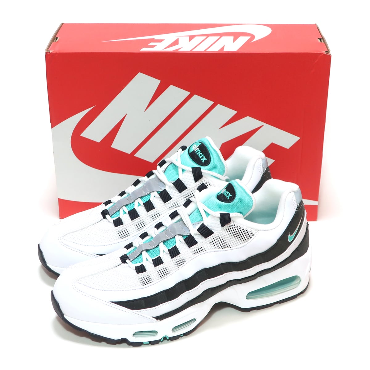 メンズサイズ☆NIKE AIR MAX 95 OG BIG BUBBLE WHITE/HYPER JADE-BLACK