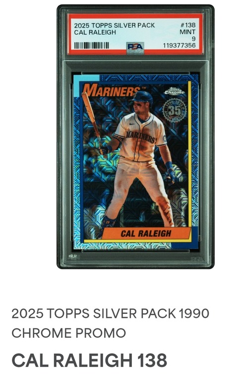 2025 Topps Cal Raleigh #138