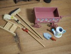 ブランコ・木製お庭セット（欠け・補修あり） 画像15