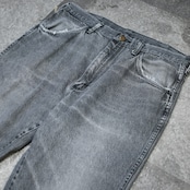 rustler 先染め black denim pants